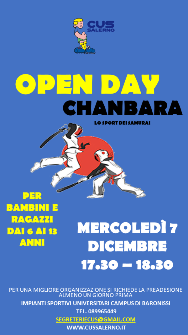 Al Cus Salerno Un Nuovo Open Day Di Chanbara Lo Sport Dei Samurai C